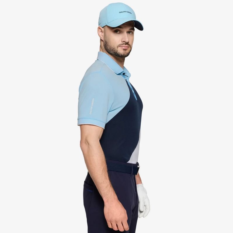 H Polo GALVIN GREEN Maggio - Crystal/Navy