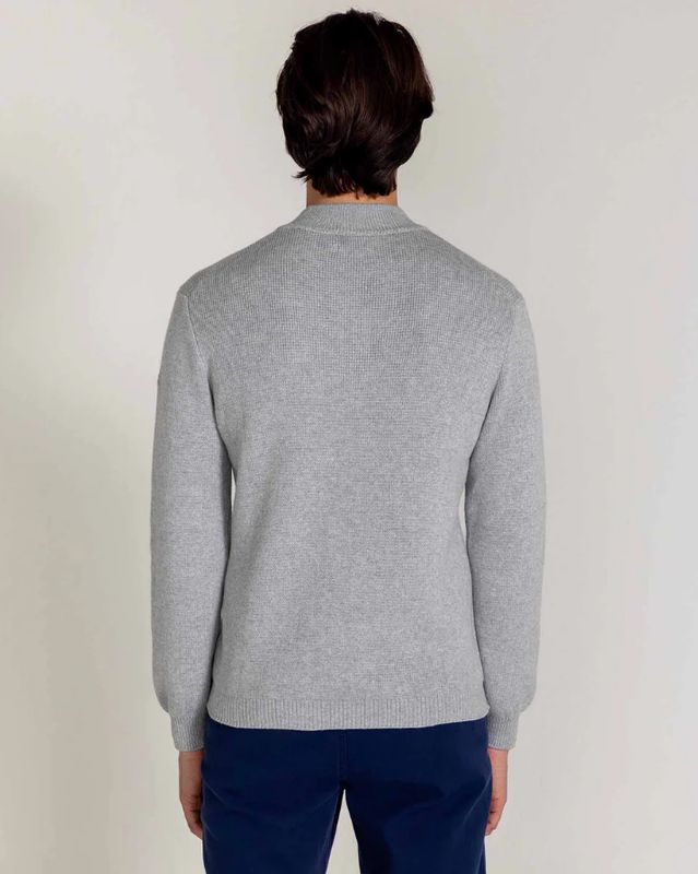 H Chandail 1/2 zip REDVANLY Westland - Glacier