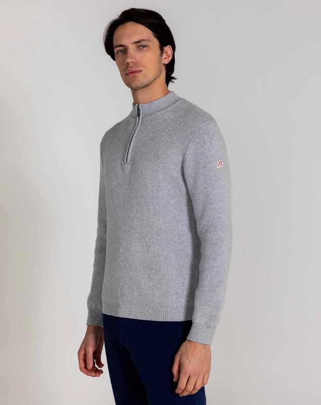 H Chandail 1/2 zip REDVANLY Westland - Glacier