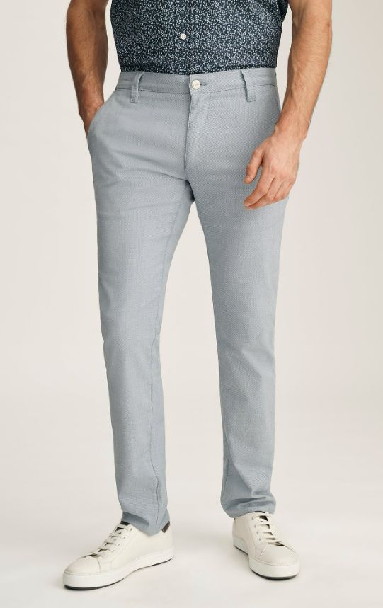 H Pantalon 34 HERITAGE Verona - Blue Honeycomb