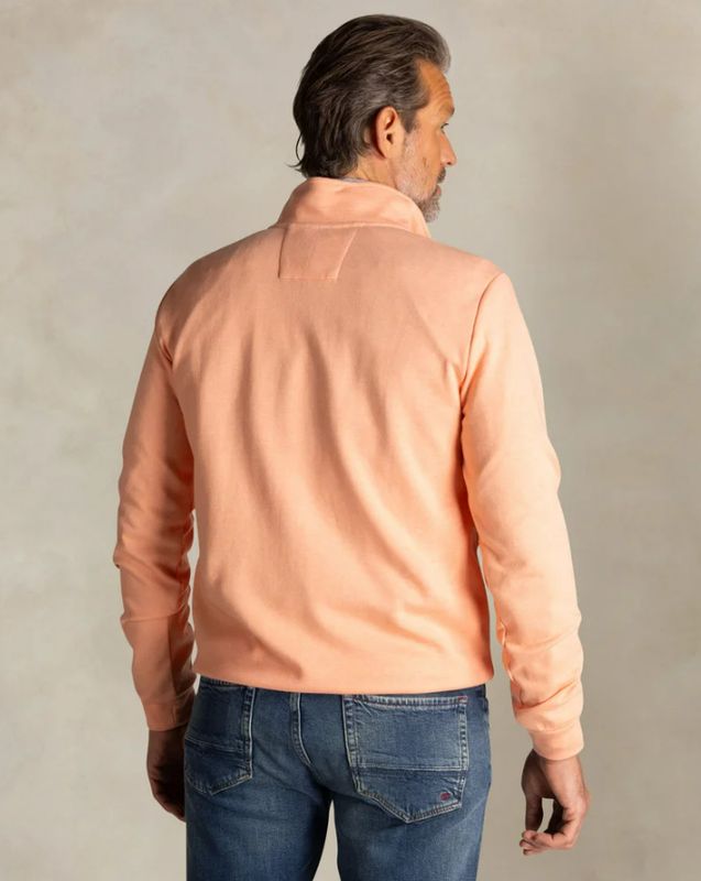 H Chandail 1/2 zip NZA 26AN301 - Spring Orange