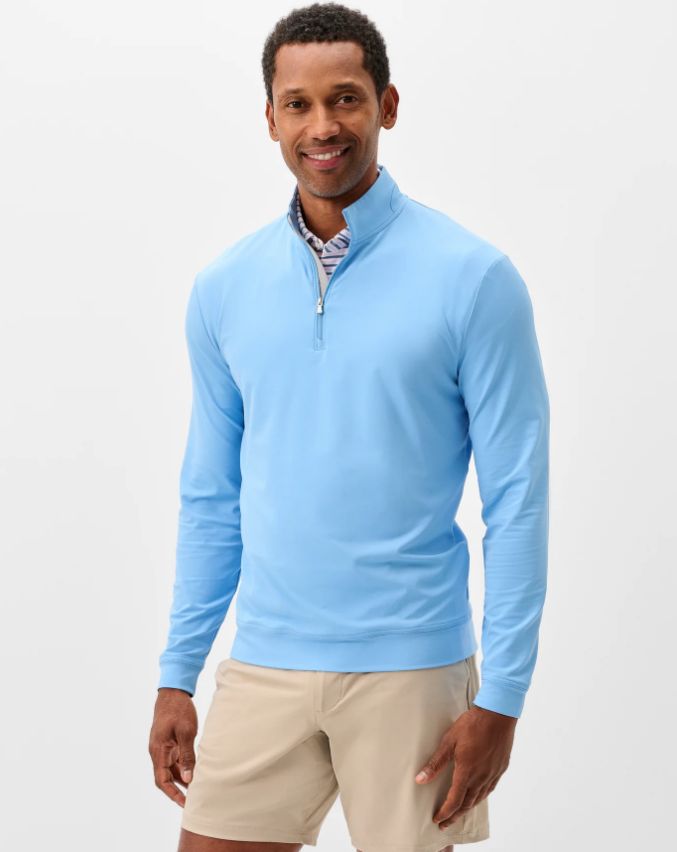 H Chandail 1/2 zip JOHNNIE O' Motion - Malibu