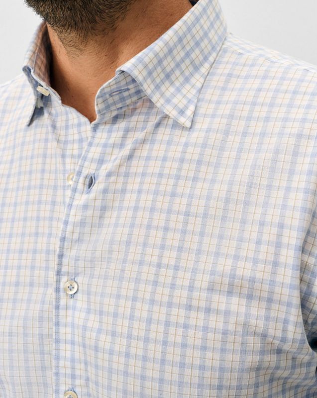H Chemise JOHNNIE O' Trauber - Mid Blue