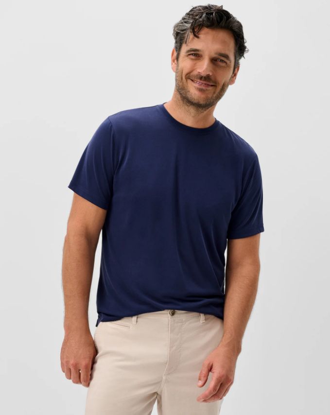 H T-Shirt JOHNNIE O' The Tee - Navy