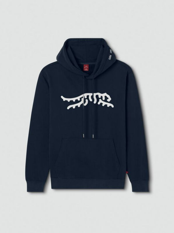 H Chandail SUN DAY RED Icon Chainstitch - Navy