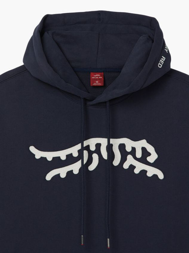 H Chandail SUN DAY RED Icon Chainstitch - Navy