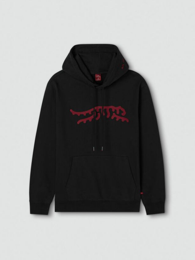 H Chandail SUN DAY RED Icon Chainstitch - Black/Red