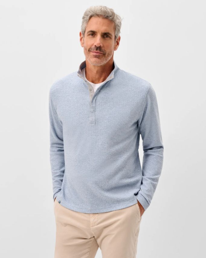 H Chandail 1/2 zip JOHNNIE O' Ransel - Malibu