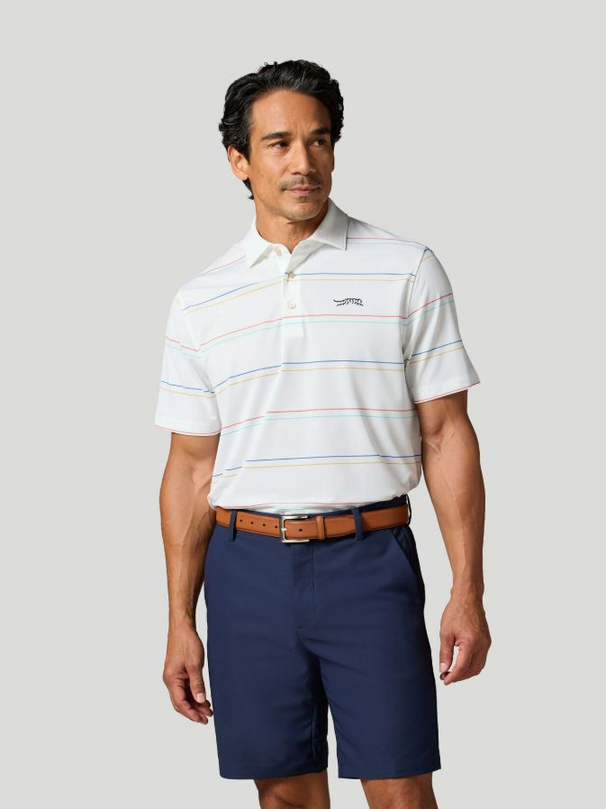 H Polo SUN DAY RED Jupiter Stripe - White