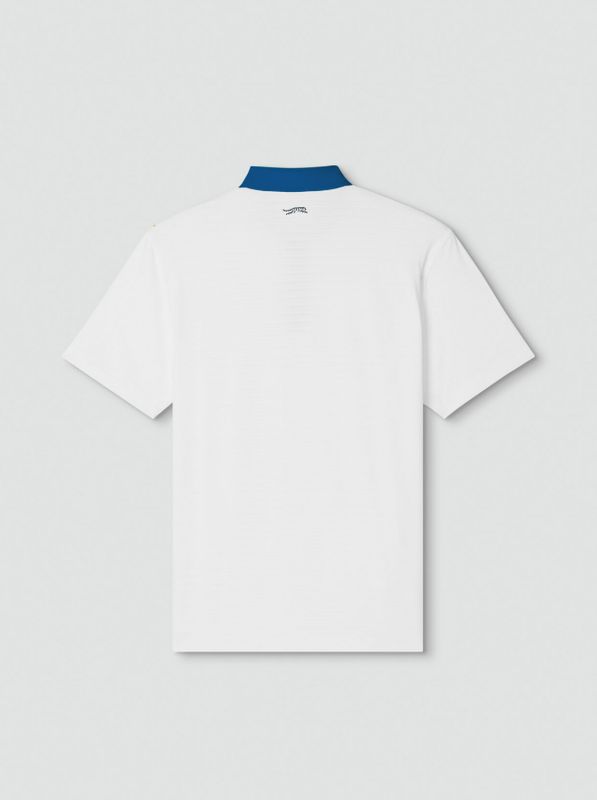 H Polo SUN DAY RED Refined Crosswind - White