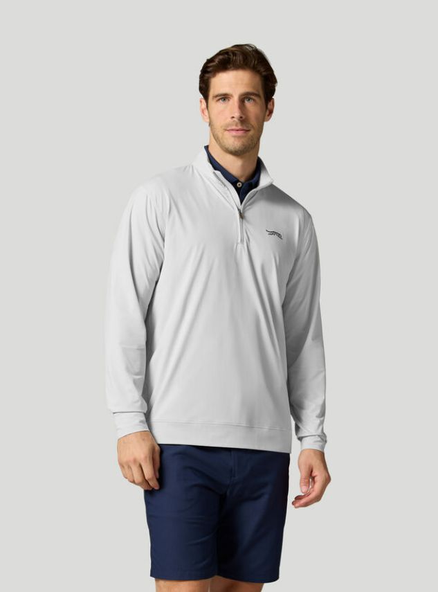 H Chandail 1/2 zip SUN DAY RED Magnolia - Light Grey