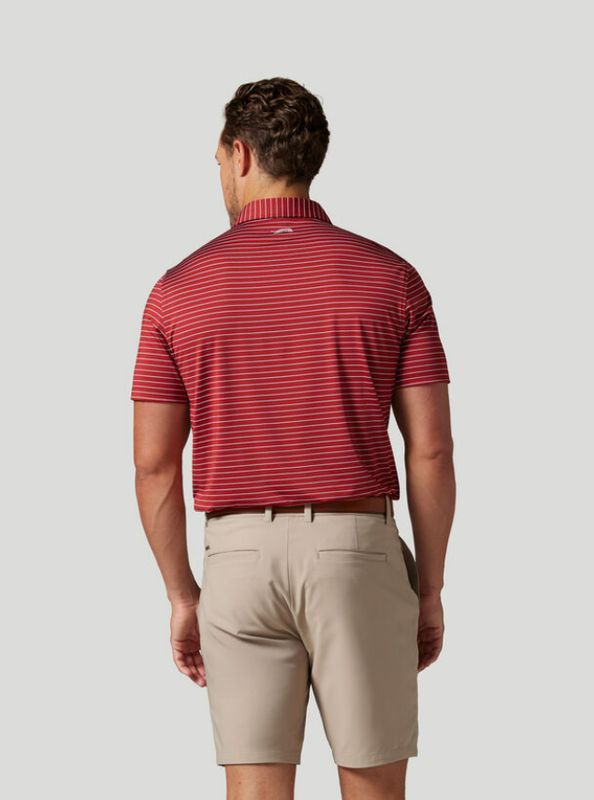 H Polo SUN DAY RED Stripe - Sunday Red