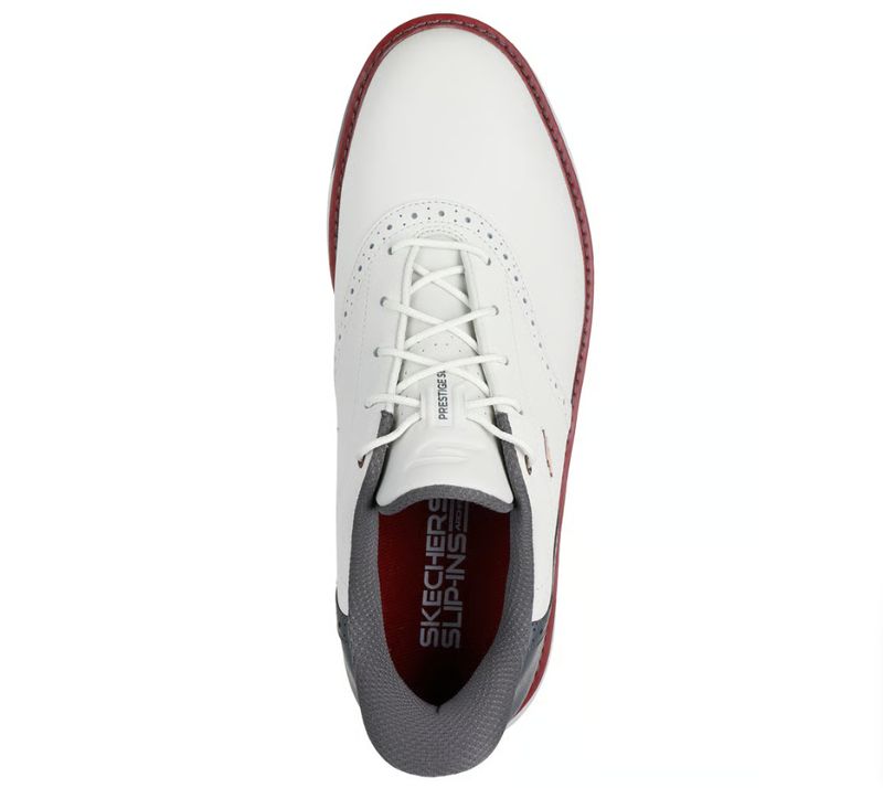 H Soulier de golf SKECHERS 214126 - Blanc/Gris