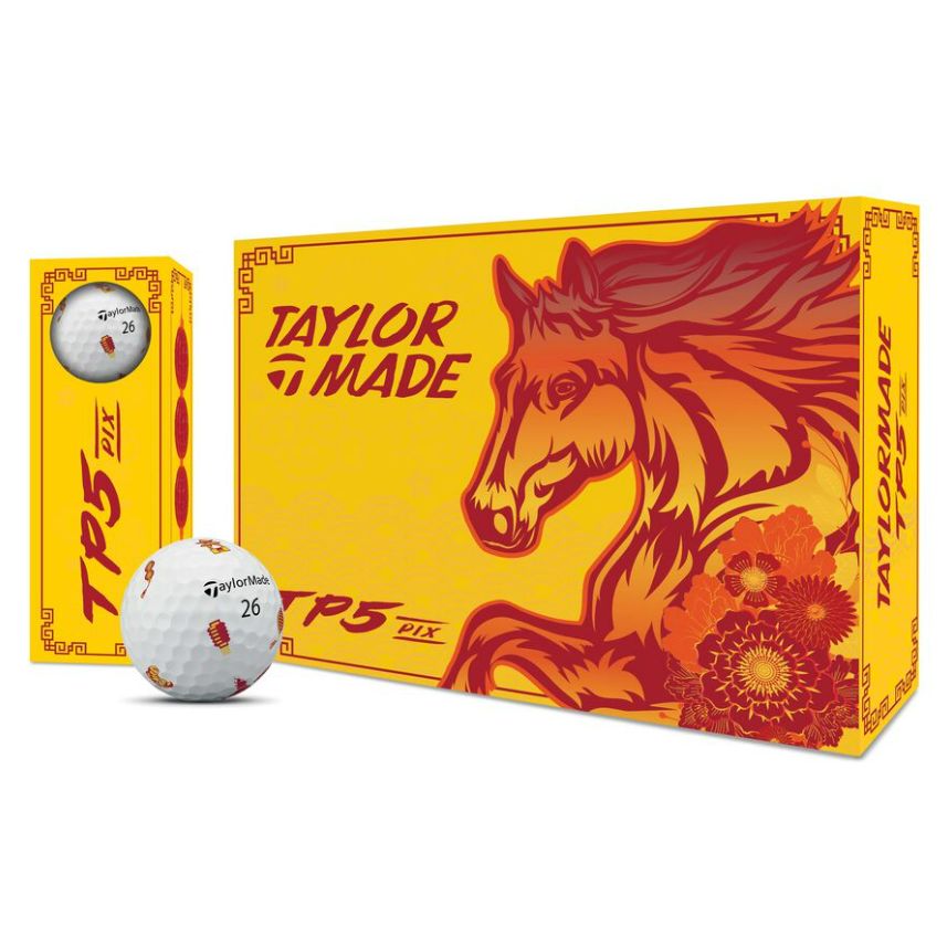 Balles de golf (Douzaine) Taylormade - Édition limitée - TP5 - Nouvel An Lunaire