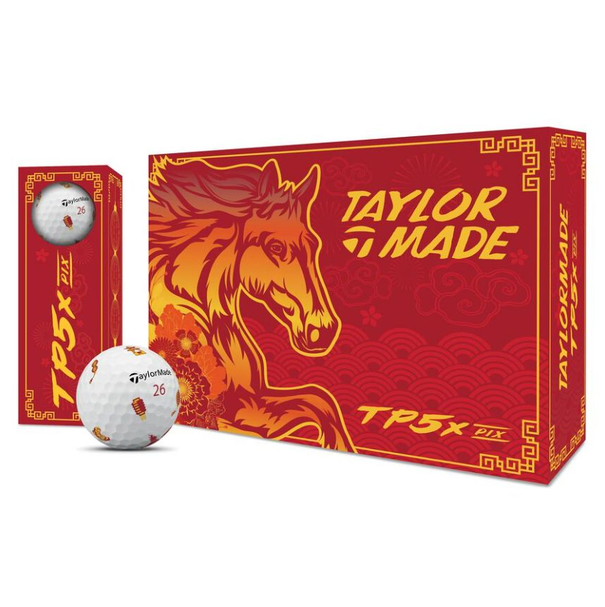 Balles de golf (Douzaine) Taylormade - Édition limitée - TP5X - Nouvel An Lunaire