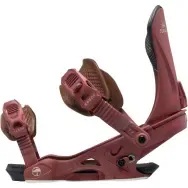 Sequoia Snowboard Bindings, Color: Maroon, Size: S/M