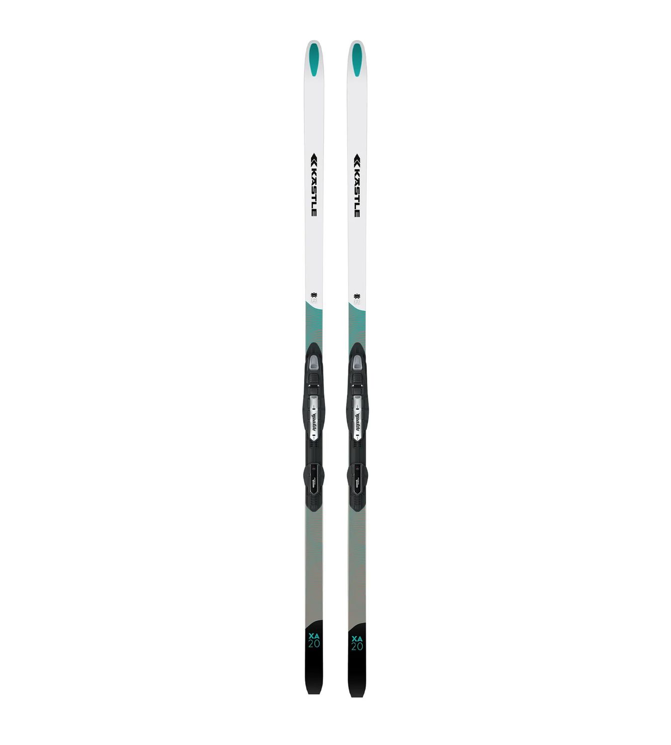 XA20 Classic Skin Med Cross-Country Skis + Rottefella Auto CL Bindings
