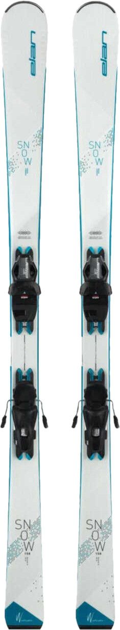 Snow White Alpine Skis + ELW 9.0 GW Shift Bindings