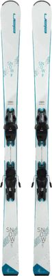Snow White Alpine Skis + ELW 9.0 GW Shift Bindings