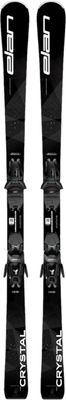 Crystal W Black LS Alpine Skis + EL 9.0 GW Bindings