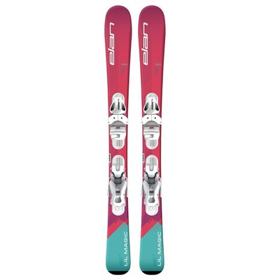 Skis Alpins Lil Magic + Fixations JRS EL 4.5 GW