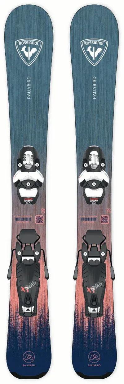 Skis Alpins Rallybird Kid + Fixations Team 4