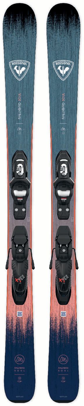 Skis Alpins Rallybird JR + Fixations Kid 4