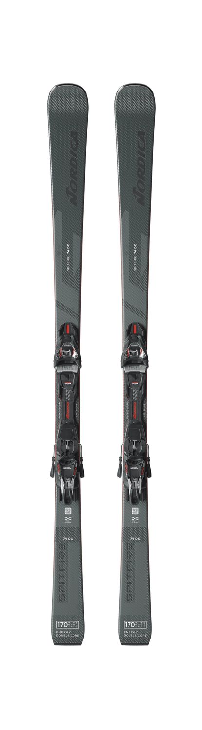 Spitfire 74 DC Alpine Skis + TPX 12 Bindings