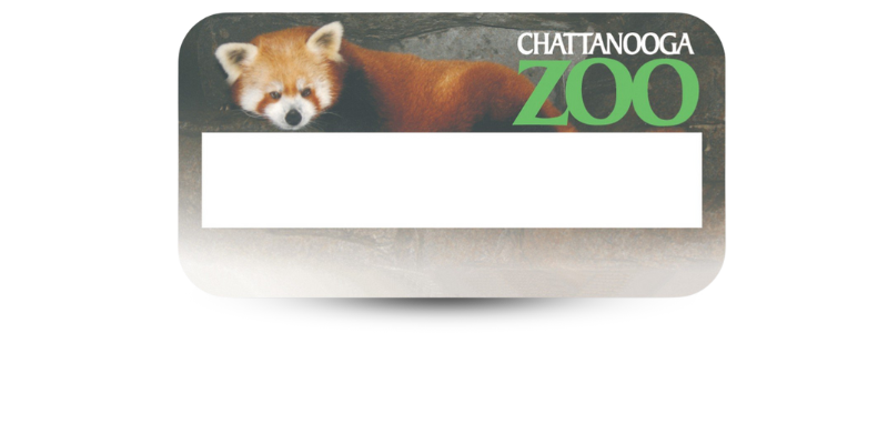 Reusable Window Name Tag 1 .5" x 2.875"