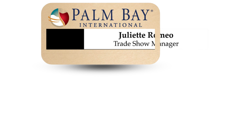 Aluminum Window Name Tag 1.5" x 2.875"