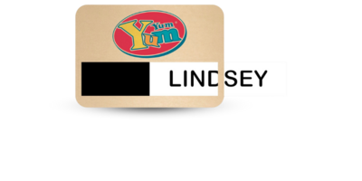 Aluminum Reusable Window Name Tag 2 1/4" x 3 1/4"