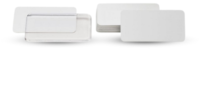 Blank Reusable Metal Name Tag With Clear Covering Blank Reusable Metal Name Tag With Clear Covering