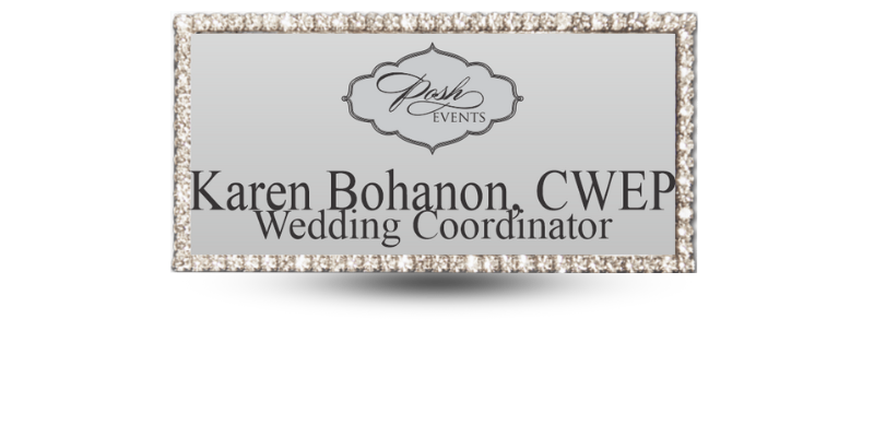 1.5"x3" Silver Framed Bling Style Name Tag