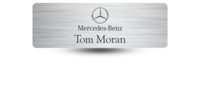 1 1" x 3" Metal Magnet Name Tag