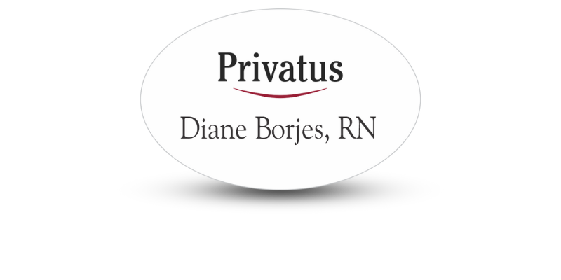 1 1/2" x 2 3/8" Oval Metal Magnetic Name Tag