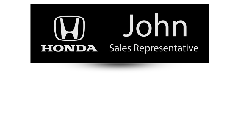 1" x 3" Custom Name Tags for Business
