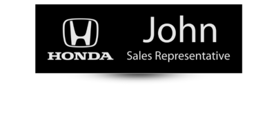 1 1" x 3" Custom Name Tags for Business