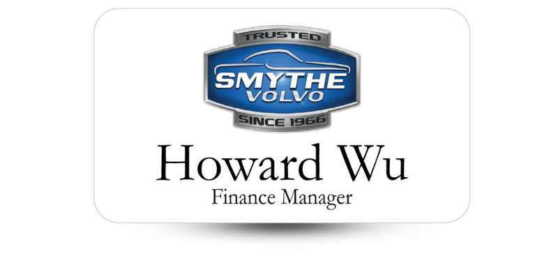 2" x 3 1/2" Business Name Tag