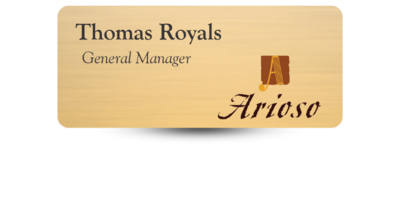 Custom Sized Senior Care Name Tags