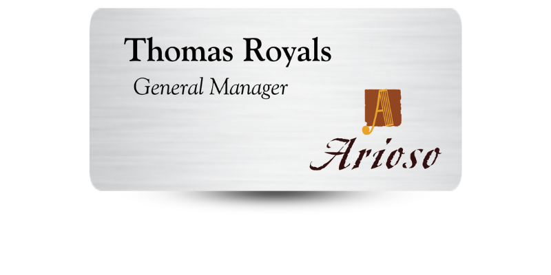 Custom Sized Senior Care Name Tags