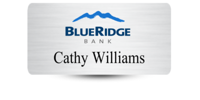 1 1/2" x 3" Banking Name Tags