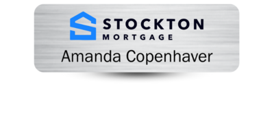 1" x 3" Banking Name Tags