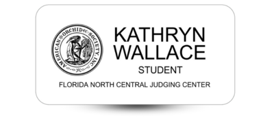 1 1/2" x 3" Club and Organization Name Tag