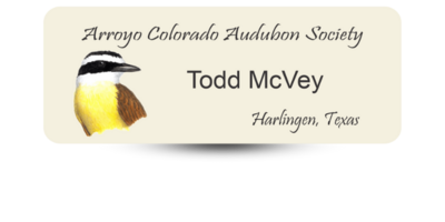 Custom Size Club and Organization Name Tag Custom Size Club and Organization Name Tag