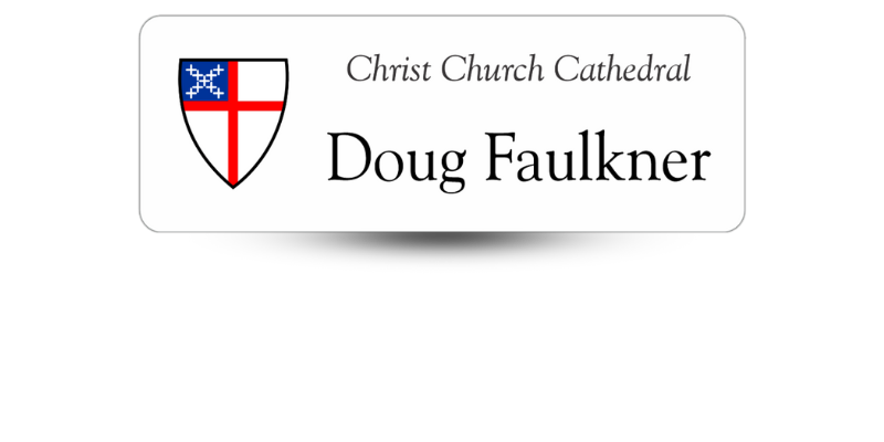 Custom Sized Church Name Tags