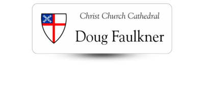 Custom Sized Church Name Tags Custom Sized Church Name Tags