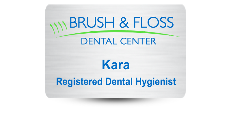 2" x 3" Dental Office Name Tag