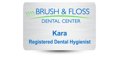 2 2" x 3" Dental Office Name Tag