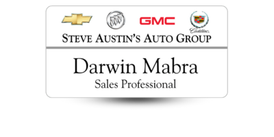 1 1/2" x 3" Employee Name Tag