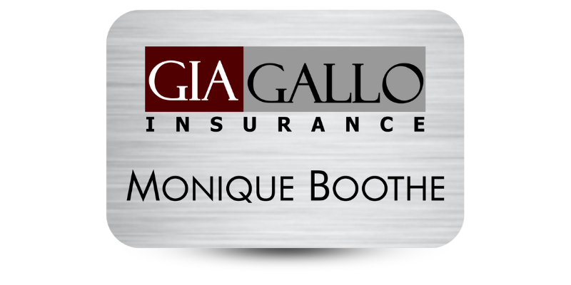 2" x 3" Insurance Agency Name Tags